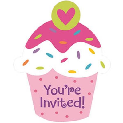 Cupcake Invite