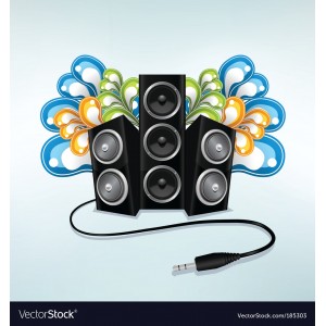 Music with speakers 