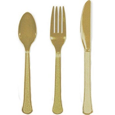 Gold Assorted Cutlery