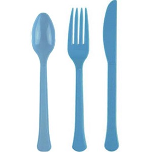 Powder Blue Assorted Cutlery