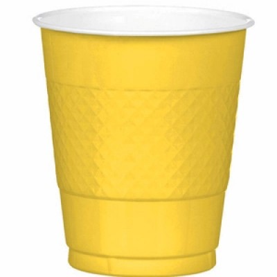Yellow Cups 12oz