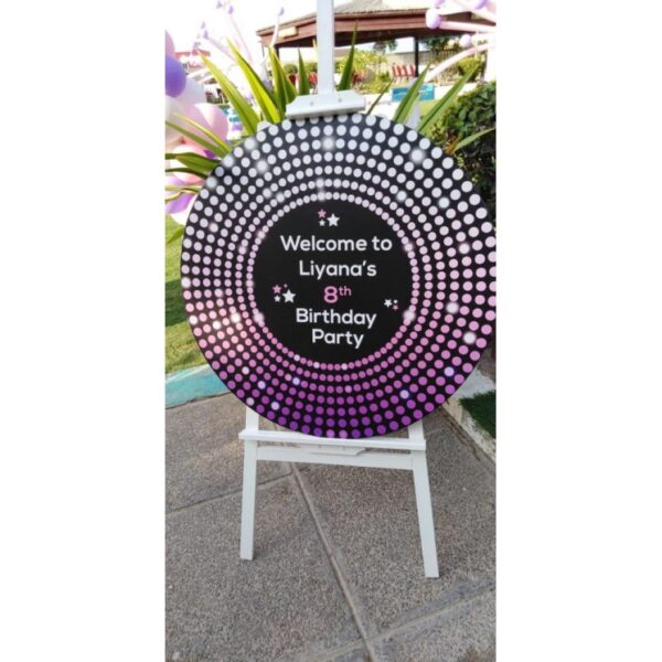 Custom Welcome Sign Single