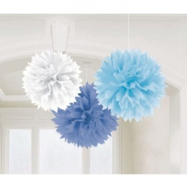 Baby Shower Blue Fluffy